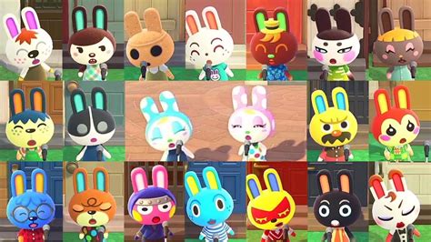 acnh rabbit|all rabbit villagers acnh.